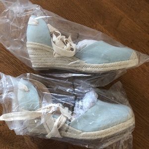 Urban Outfitter (UO) denim espadrilles new